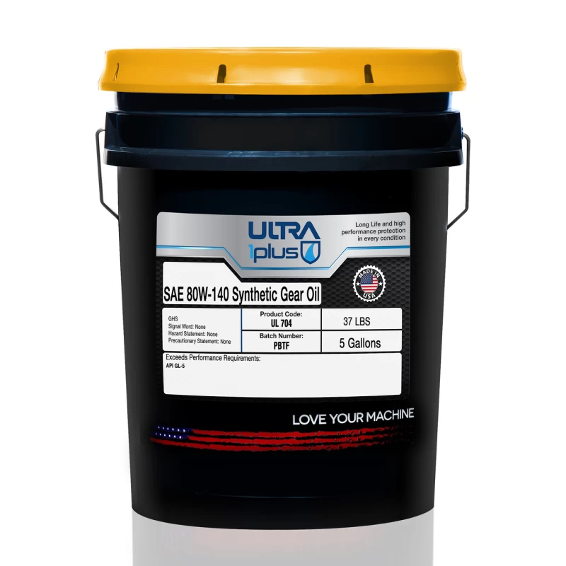 U1P-Gear SAE 80W-140 Synthetic Gear Oil, API GL-5