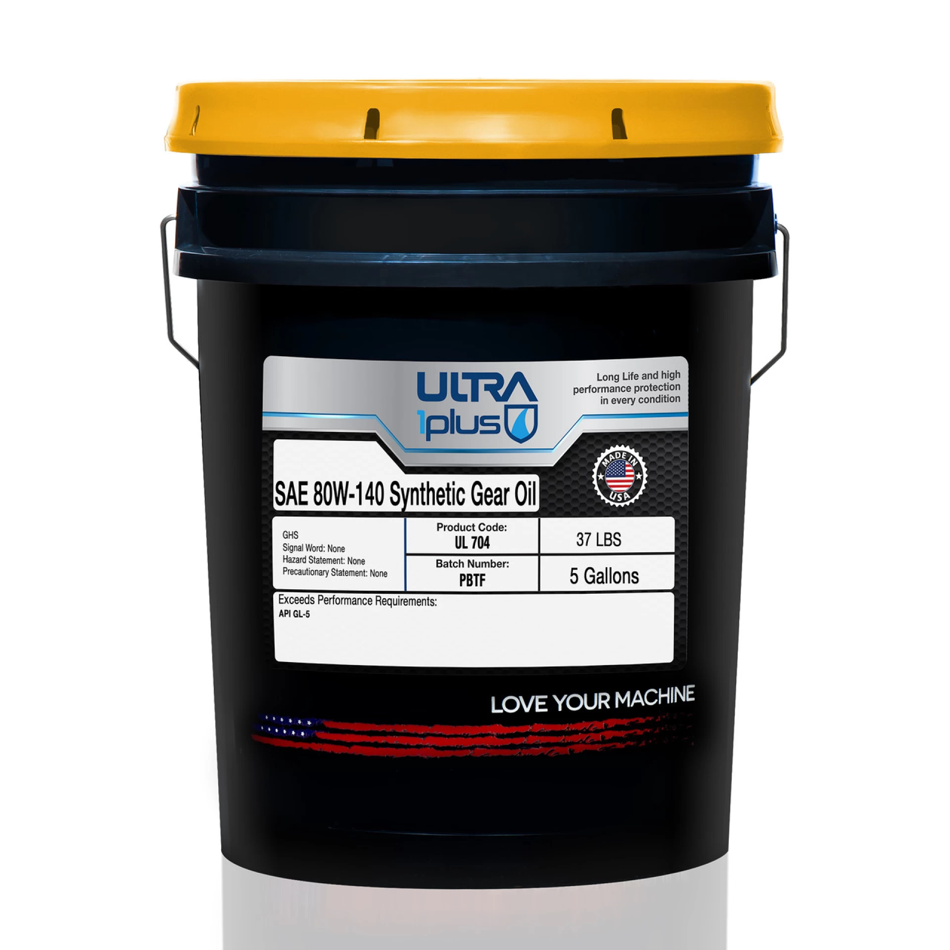 U1P-Gear SAE 80W-140 Synthetic Gear Oil, API GL-5